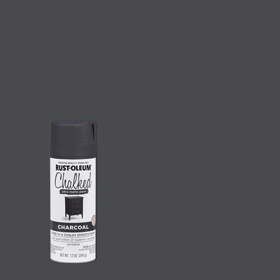 Rust-Oleum Chalked Matte Charcoal Chalky Finish Paint 12 oz