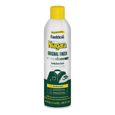 Niagara Faultless Original Scent Spray Starch Aerosol 20 oz