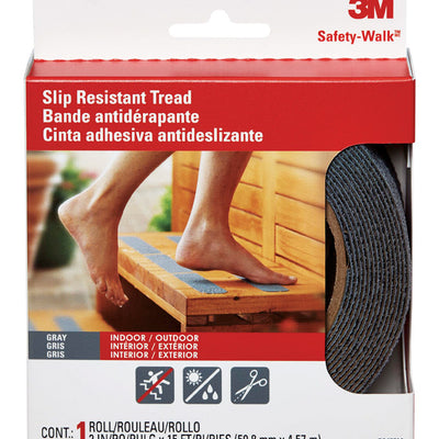 3M Safety-Walk Gray Anti-Slip Tape 2 in. W X 180 in. L