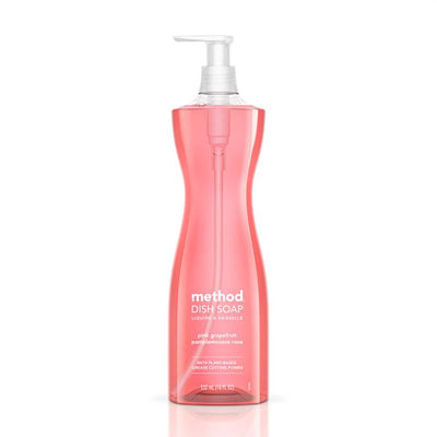 Method Pink Grapefruit Scent Liquid Dish Soap 18 oz