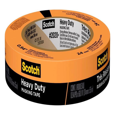 Scotch 0.94 in. W X 60.1 yd L Orange Strong Strength Masking Tape
