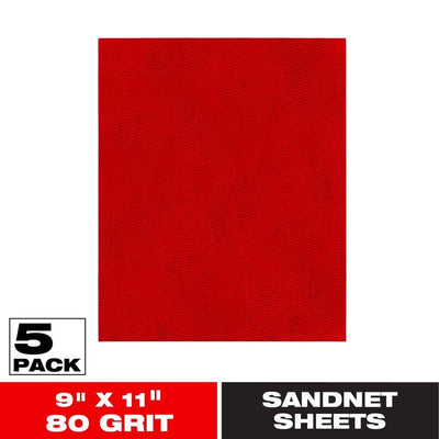 Diablo SandNet 11 in. L X 9 in. W 80 Grit Ceramic Sanding Sheet 5 pk