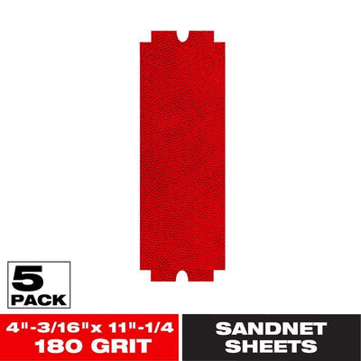 Diablo SandNet 11-1/4 in. L X 4-3/16 in. W 220 Grit Ceramic Sanding Sheet 5 pk