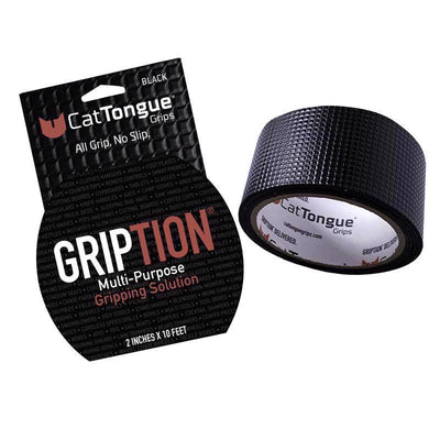 CatTongue Grips Gription Black Anti-Slip Tape 2 in. W X 10 ft. L