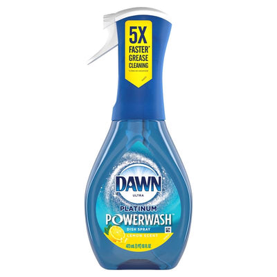 Dawn Platinum Powerwash Lemon Scent Liquid Dish Spray 16 oz