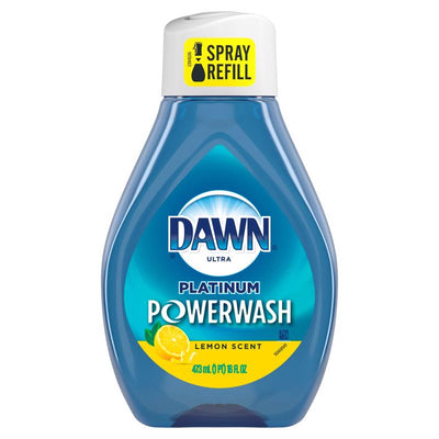 Dawn Platinum Powerwash Lemon Scent Liquid Dish Spray Refill 16 oz