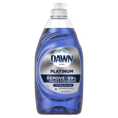 Dawn Ultra Platinum Refreshing Rain Scent Liquid Dish Soap 14.6 oz