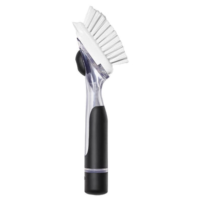 OXO Good Grips 1 in. W Medium Bristle Plastic/Rubber Handle Soap Dispenser Dish Brush