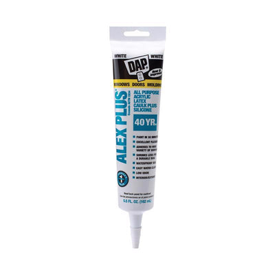 DAP Alex Plus White Acrylic All Purpose Caulk 5.5 oz