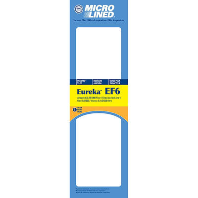DVC Micro Lined Vacuum Filter For Eureka EF6 Eureka EF6 Airspeed