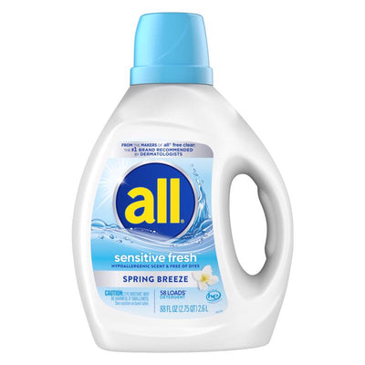 All Spring Breeze Scent Laundry Detergent Liquid 88 fl. oz.
