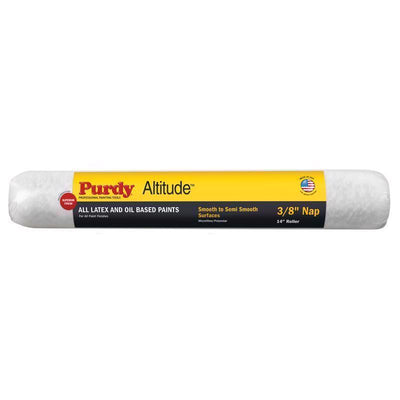 Purdy Altitude Poly Micro 14 in. W X 3/8 in. Regular Paint Roller Cover