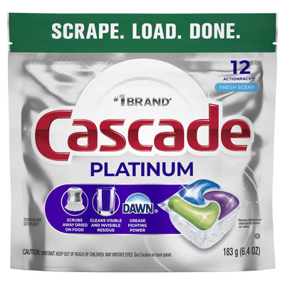 Cascade Platinum Fresh Scent Pods Dishwasher Detergent 6.4 oz