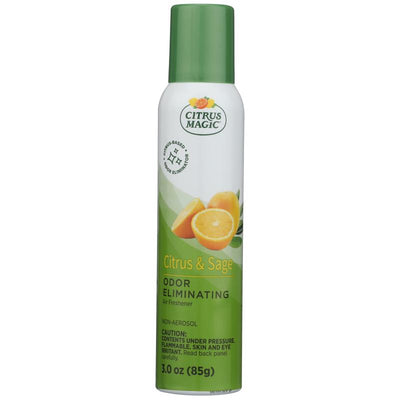 Citrus Magic Citrus and Sage Scent Air Freshener Spray 3 oz Aerosol
