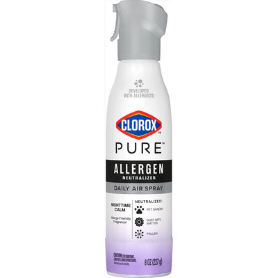 Clorox Pure Nighttime Calm Scent Air Freshener Spray 8 oz Aerosol