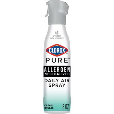 Clorox Pure Clean Breeze Scent Air Freshener Spray 8 oz Aerosol
