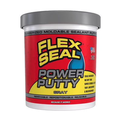 Flex Seal Family of Products Flex Seal Power Putty Gray Rubber Sealant 1 lb