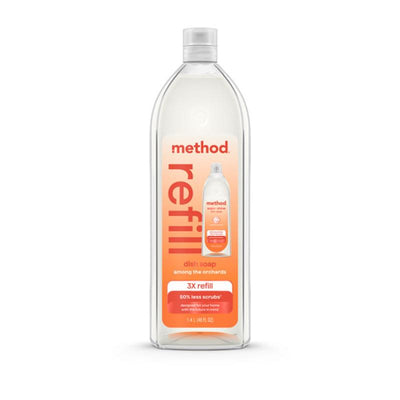 Method Super Shine Among the Orchards Scent Liquid Dish Soap Refill 48 oz