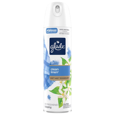 Glade Clean Linen Scent Air Freshener 7.3 oz Aerosol