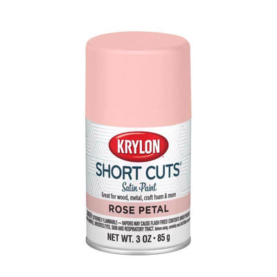 Krylon Short Cuts Satin Rose Petal Craft Spray Paint 3 oz