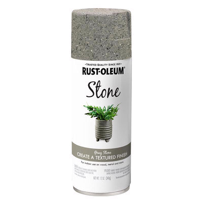 Rust-Oleum Stone Effect Gray Stone Spray Paint 12 oz