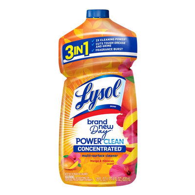 Lysol Brand New Day Mango and Hibiscus Scent Concentrated Multi-Surface Cleaner Liquid 28 oz