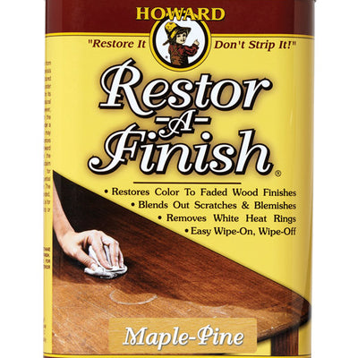 Howard Restor-A-Finish Semi-Transparent Maple Pine Oil-Based Wood Restorer 1 pt