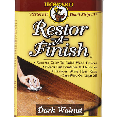 Howard Restor-A-Finish Semi-Transparent Dark Walnut Oil-Based Wood Restorer 1 pt