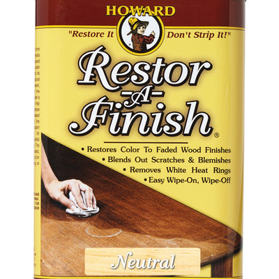 Howard Restor-A-Finish Semi-Transparent Neutral Oil-Based Wood Restorer 1 pt