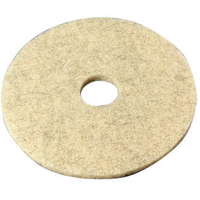 3M Natural Blend 20 in. D Non-Woven Natural/Polyester Fiber Buffer Pad Tan