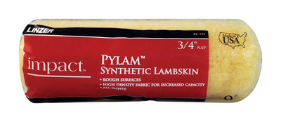 Linzer Impact Pylam Synthetic Lambskin 9 in. W X 3/4 in. Regular Paint Roller Cover