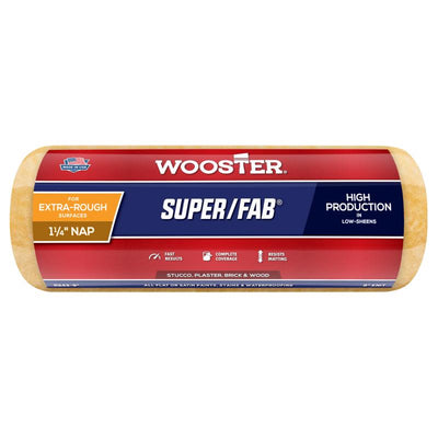 Wooster Super/Fab Knit 9 in. W X 1-1/4 in. Regular Paint Roller Cover