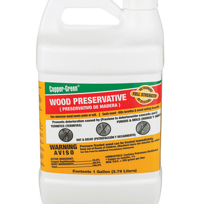 Copper Green Flat Green Solvent-Based Wood Preservative 1 gal