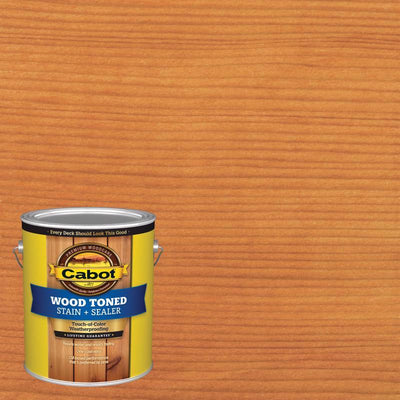 Cabot Wood Toned Transparent Pacific Redwood Oil-Based Deck and Siding Stain 1 gal