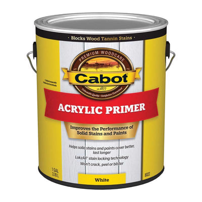 Cabot White Acrylic Primer 1 gal