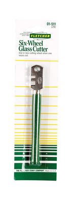 Fletcher-Terry 4 in. Fixed Blade Glass Cutter Green