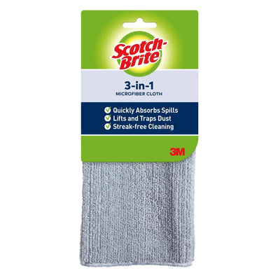 Scotch-Brite Microfiber Dusting Cloth 12 in. W X 14 in. L