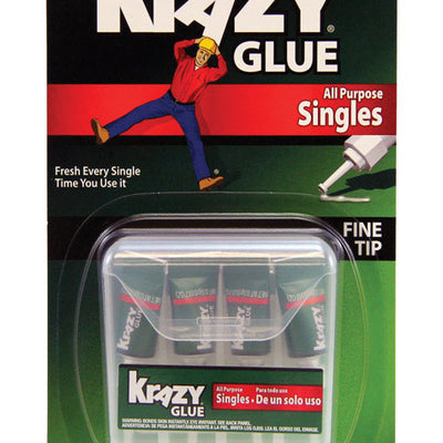 Krazy Glue Super Strength Polyvinyl acetate homopolymer Clear All Purpose Adhesive 0.017 oz