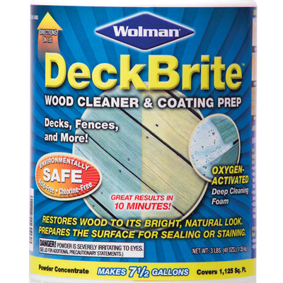 Wolman DeckBrite Transparent Wood Cleaner and Coating Prep 3 lb