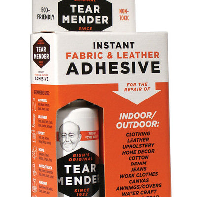 Tear Mender High Strength Liquid White Fabric & Leather Adhesive 2 oz
