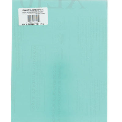 Lexan Clear Double Polycarbonate Sheet 11 in. W X 14 in. L X .093 in.
