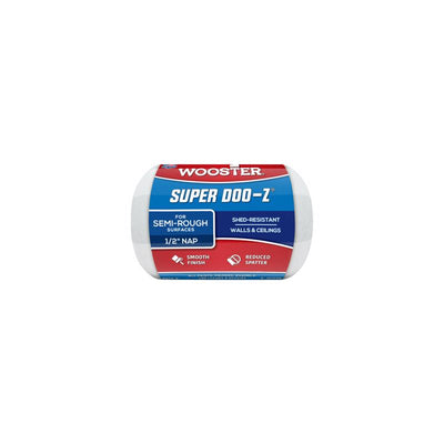 Wooster Super Doo-Z Fabric 4 in. W X 1/2 in. Regular Paint Roller Cover