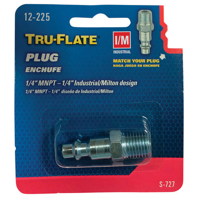 Tru-Flate Steel Air Plug 1/4 in. Male