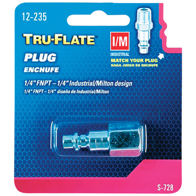 Tru-Flate Steel Air Plug 1/4 in. Female