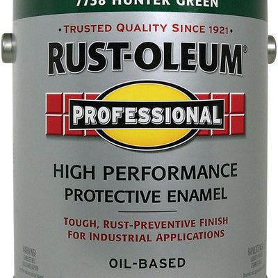 Rust-Oleum Professional Indoor and Outdoor Gloss Hunter Green Protective Paint 1 gal