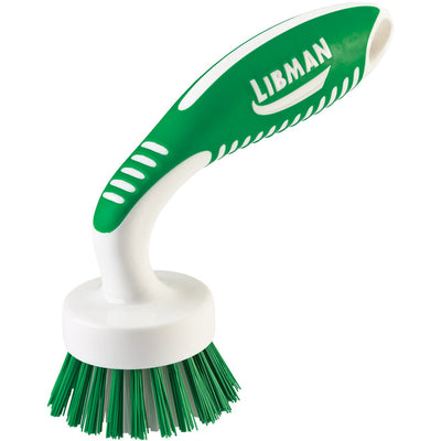 Libman 2 in. W Hard Bristle 4 in. Plastic/Rubber Handle Kitchen Brush