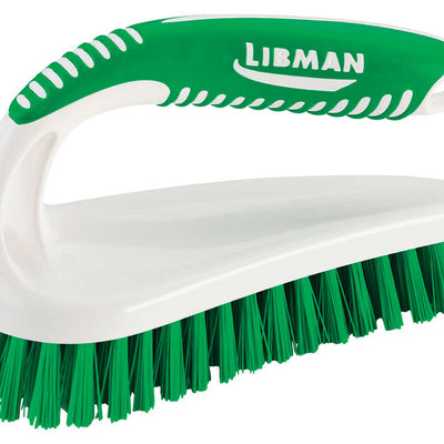 Libman 2.5 in. W Hard Bristle 7 in. Plastic/Rubber Handle Scrub Brush