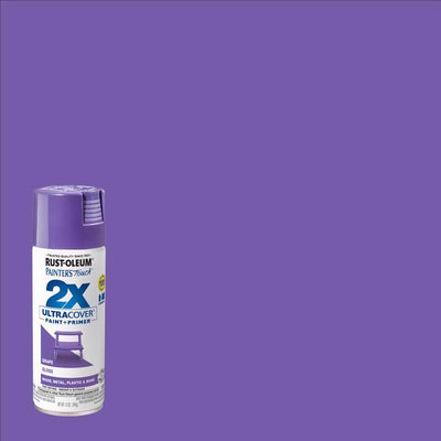 Rust-Oleum Painter's Touch 2X Ultra Cover Gloss Grape Paint+Primer Spray Paint 12 oz