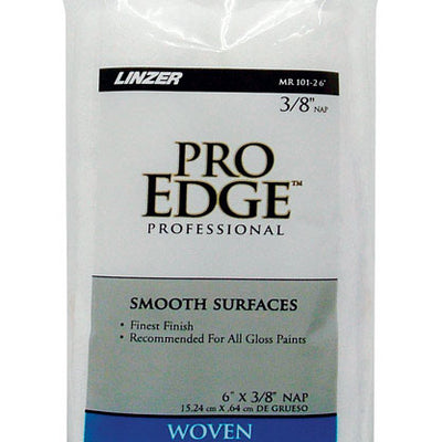 Linzer Pro Edge Woven 6 in. W X 3/8 in. Mini Paint Roller Cover 2 pk