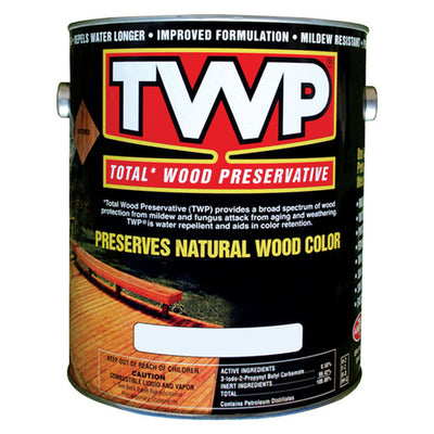 TWP 100 Series Flat/Matte Pecan Semi-Transparent Oil-Based Wood Protector 1 gal